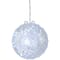 6" Clear LED Hanging Crystal Sphere Ball Outdoor Decoration